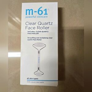 Clear Quartz Face Roller - Depuffing & Revitalizing